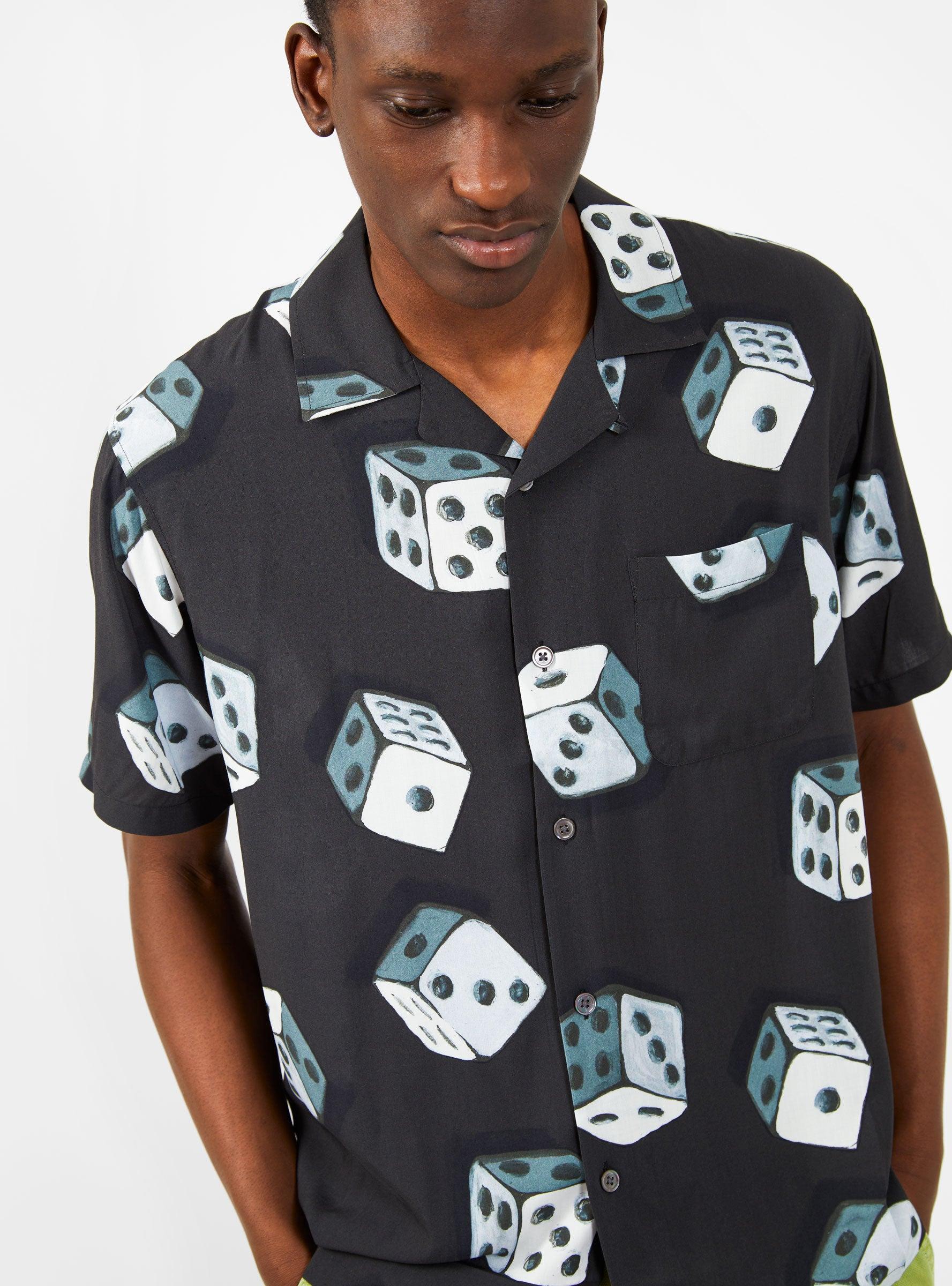 Stussy Synthetic Dice Pattern Shirt Black for Men - Save 48% | Lyst