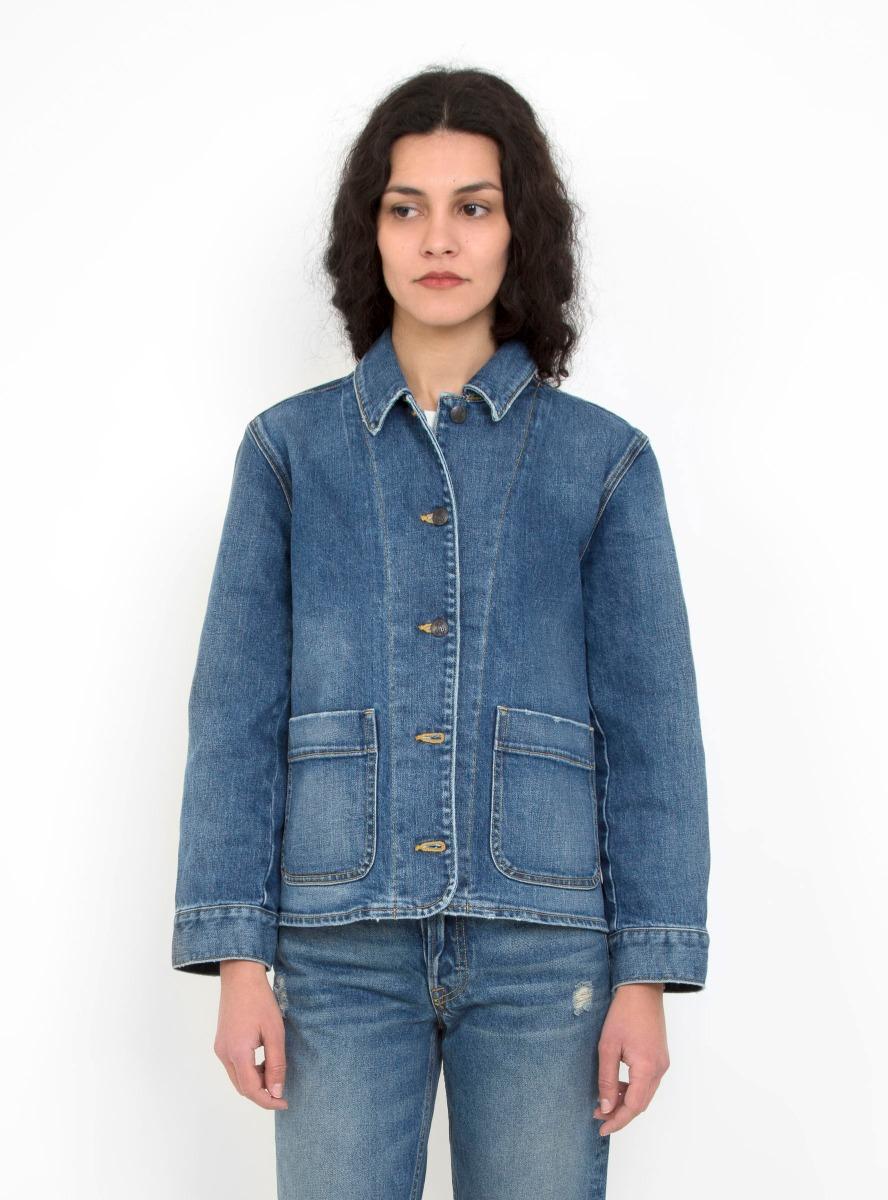 denim chore coat womens