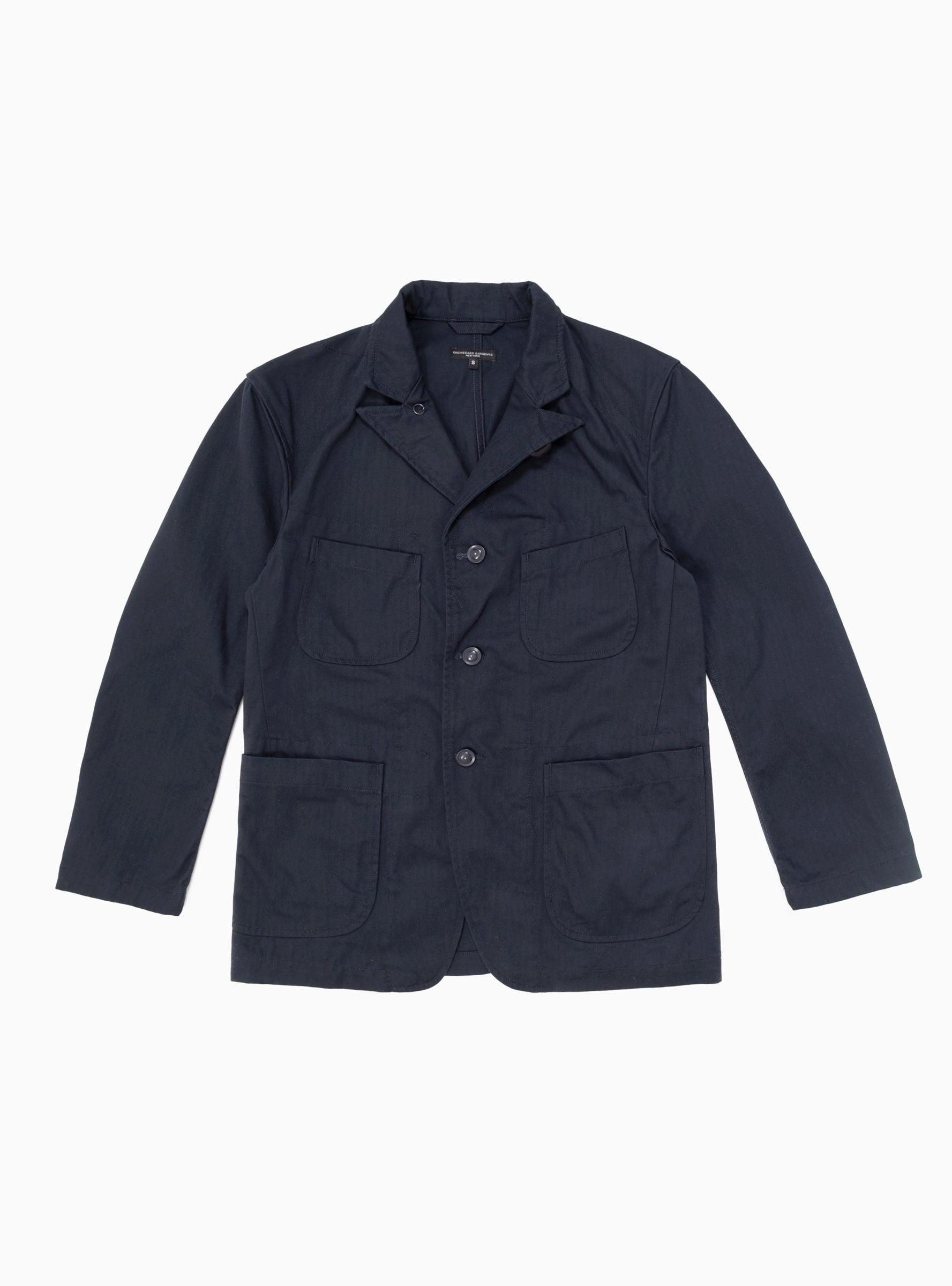 Engineered Garments Bedford Cotton Herringbone Twill Jacket Navy