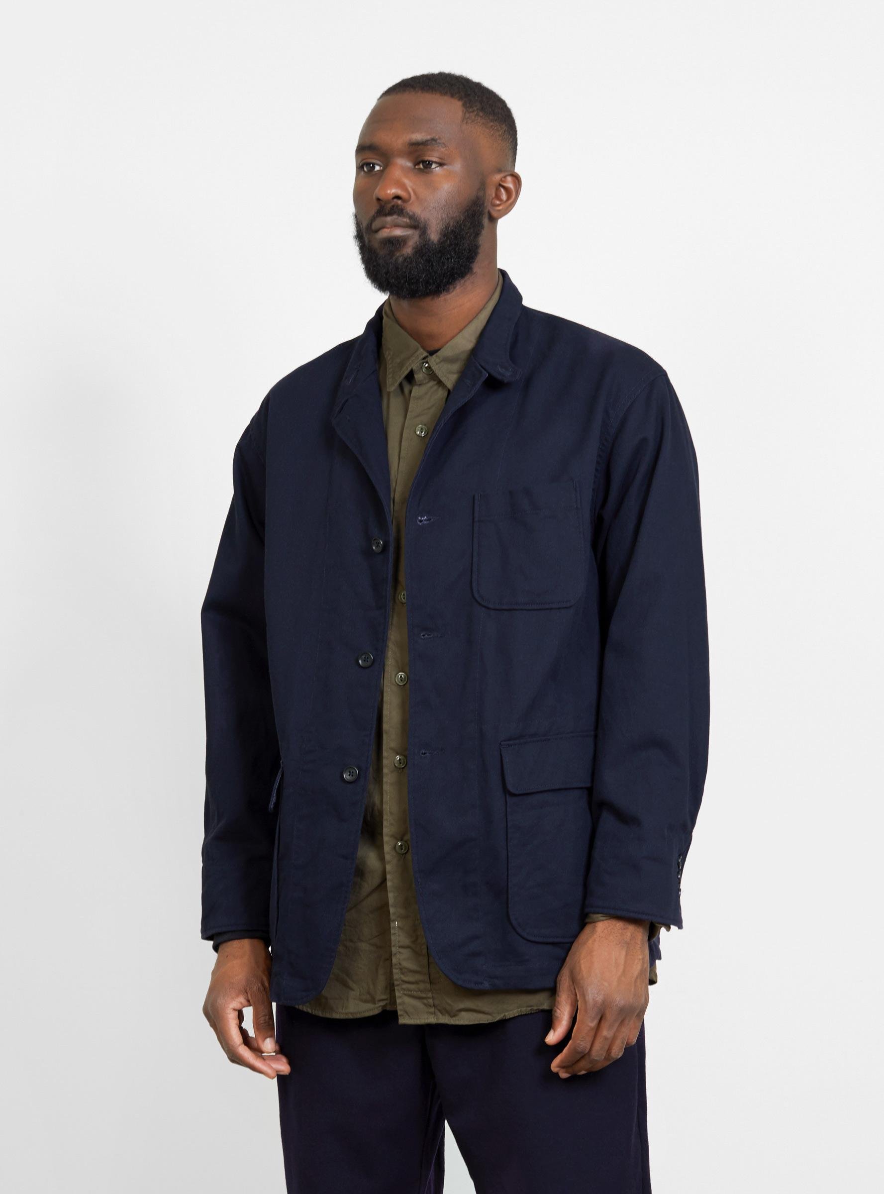 Engineered Garments Heavy Twill Loiter Jacket Navy in Blue for Men