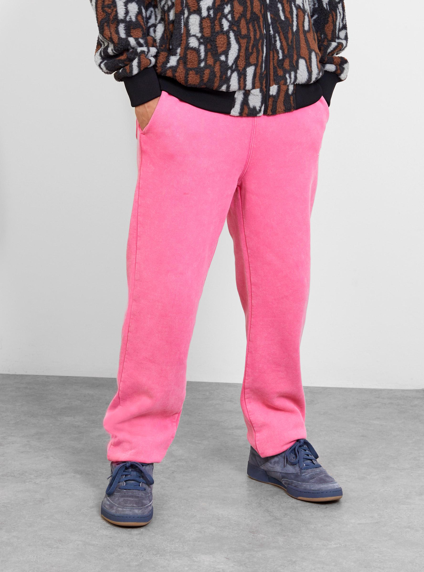Stussy Stock Fleece Pant Hot Pink for 