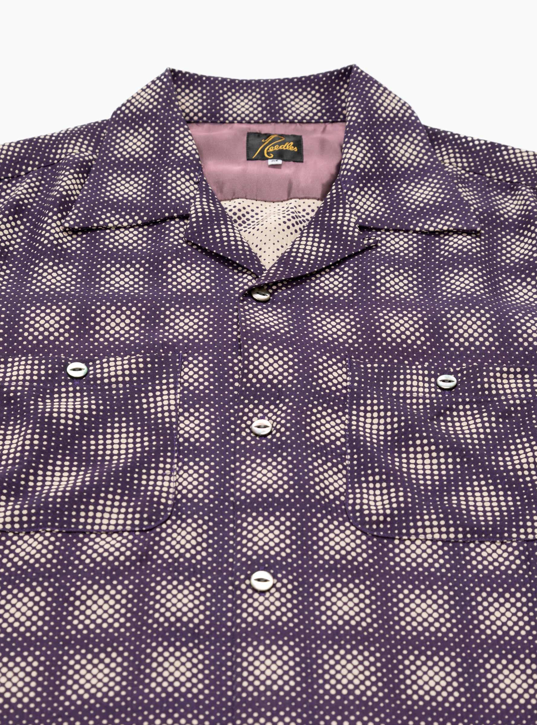 Needles C.o.b. Short Sleeve Classic Shirt Dot Ombre in Purple for 