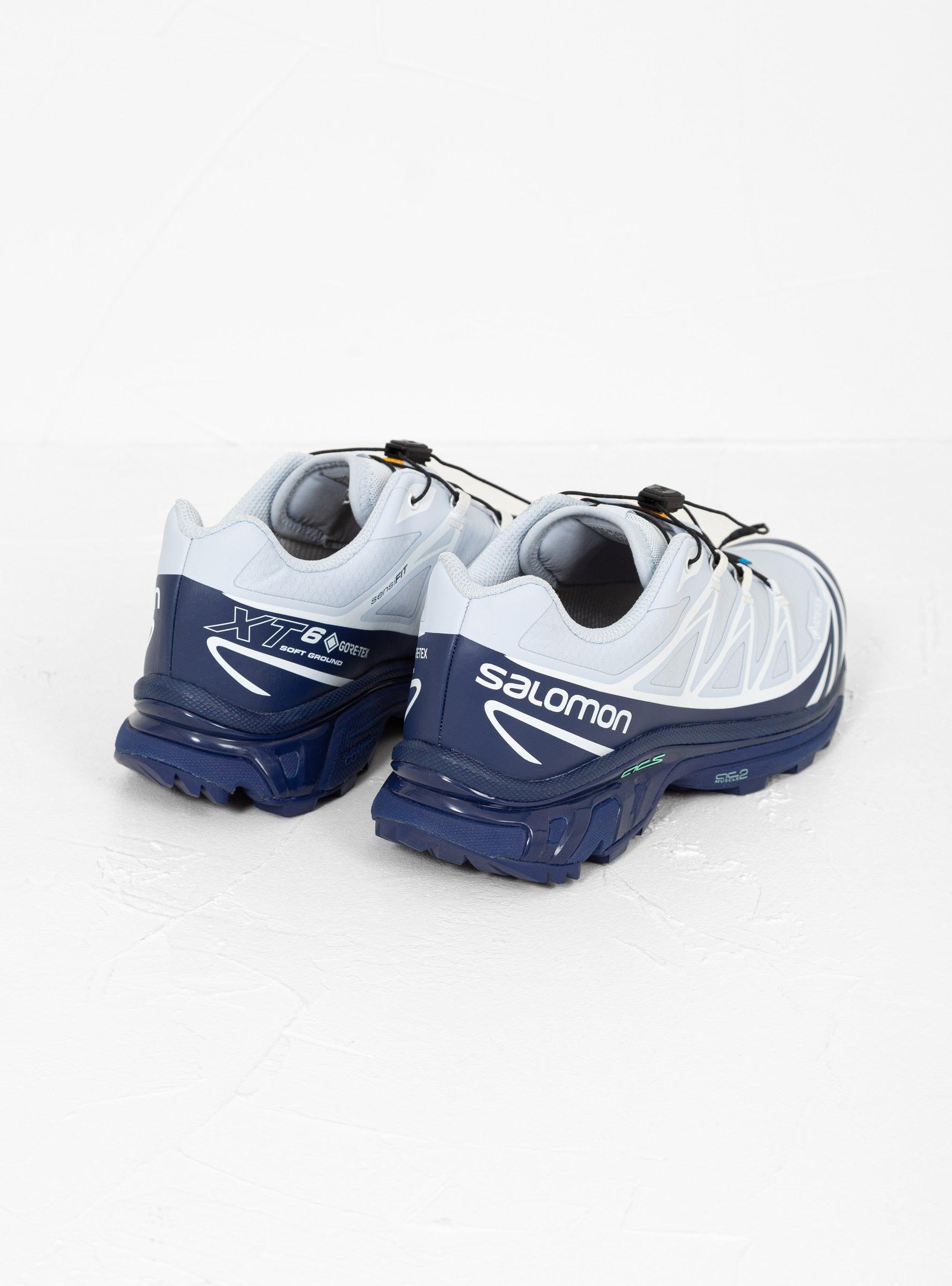 Salomon Xt-6 Gtx Sneakers Blue Print, Heather & White for Men | Lyst