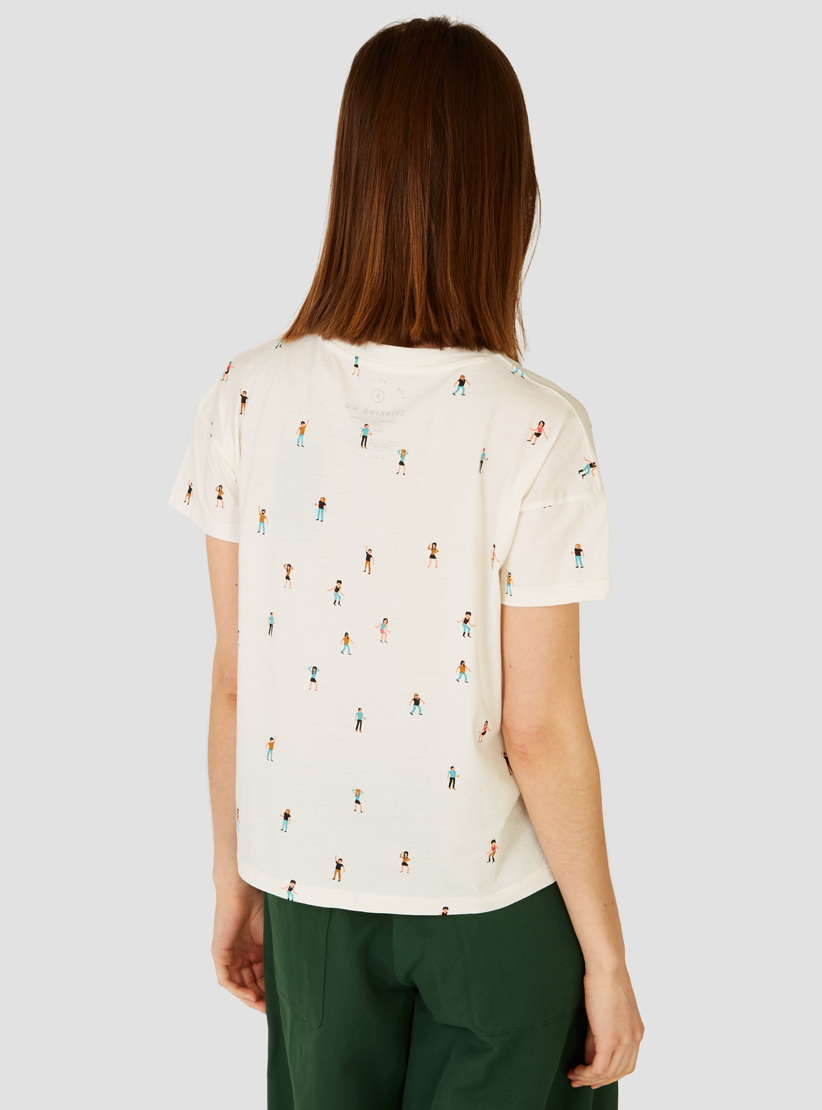 Lyst Thinking Mu T Shirt Snow White In White lyst thinking mu t shirt snow white in white