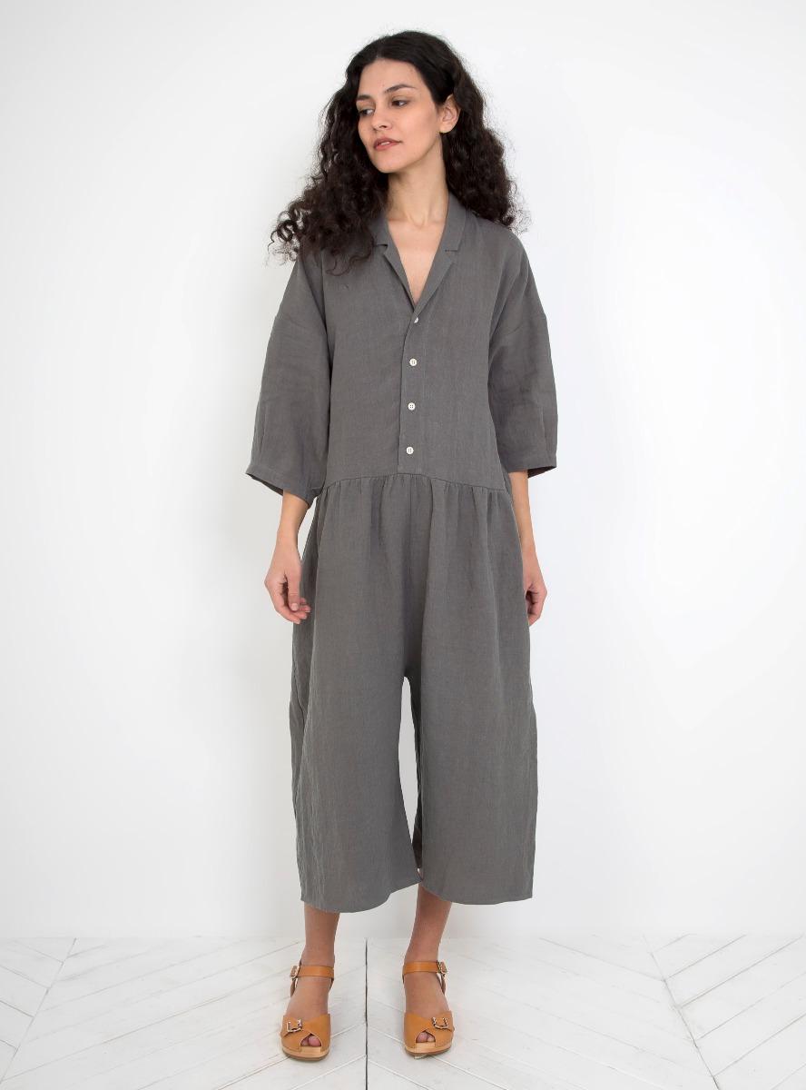 linen oversized jumpsuit
