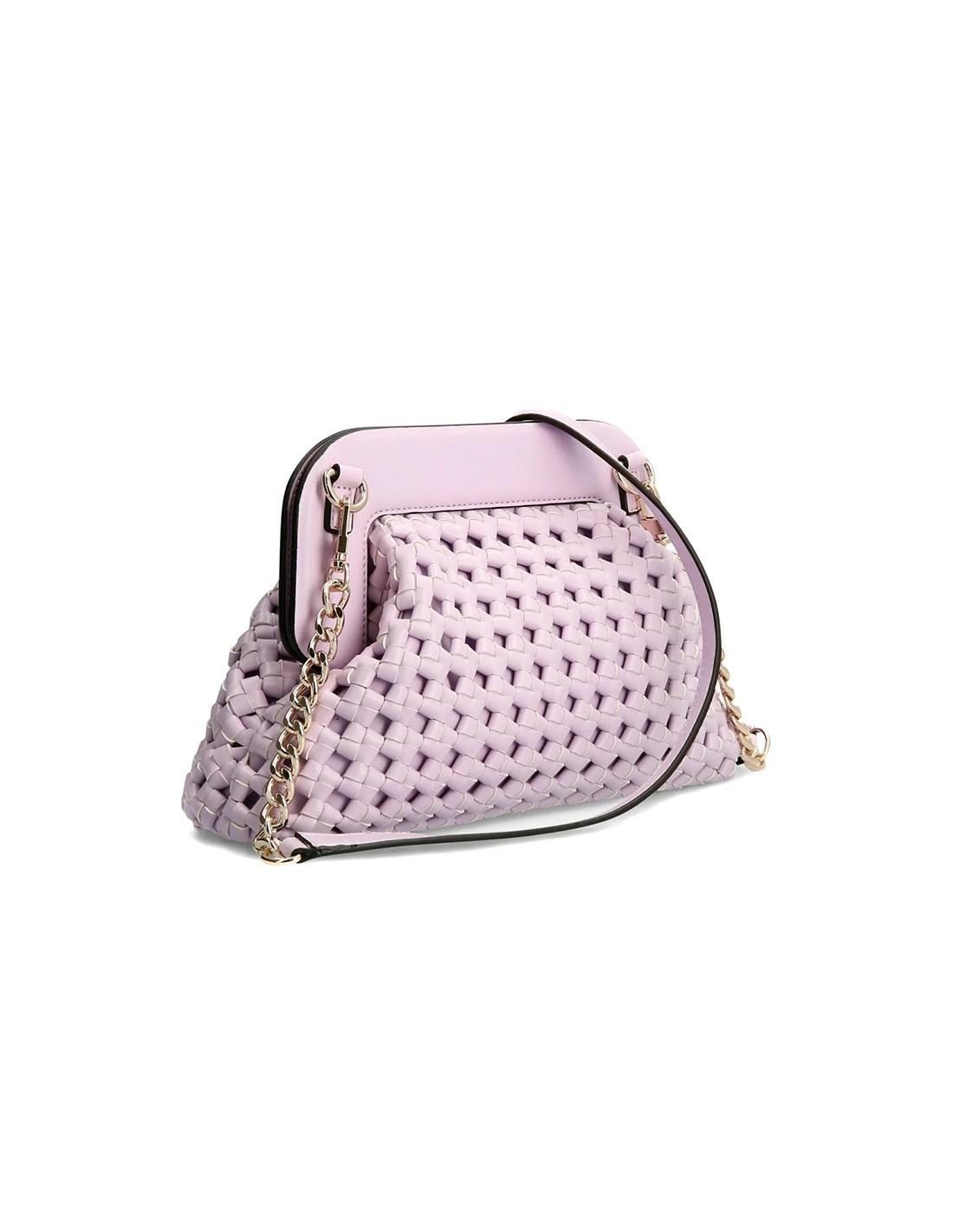 Guess Crossbody Bag With Logo - Color: Violet,ta in Pink | Lyst
