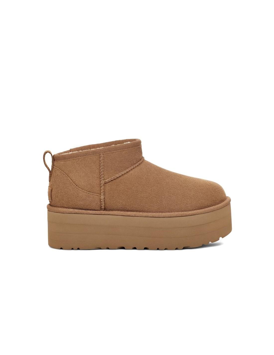 UGG Ankle Boot Classic Ultra Mini Platform in Brown | Lyst
