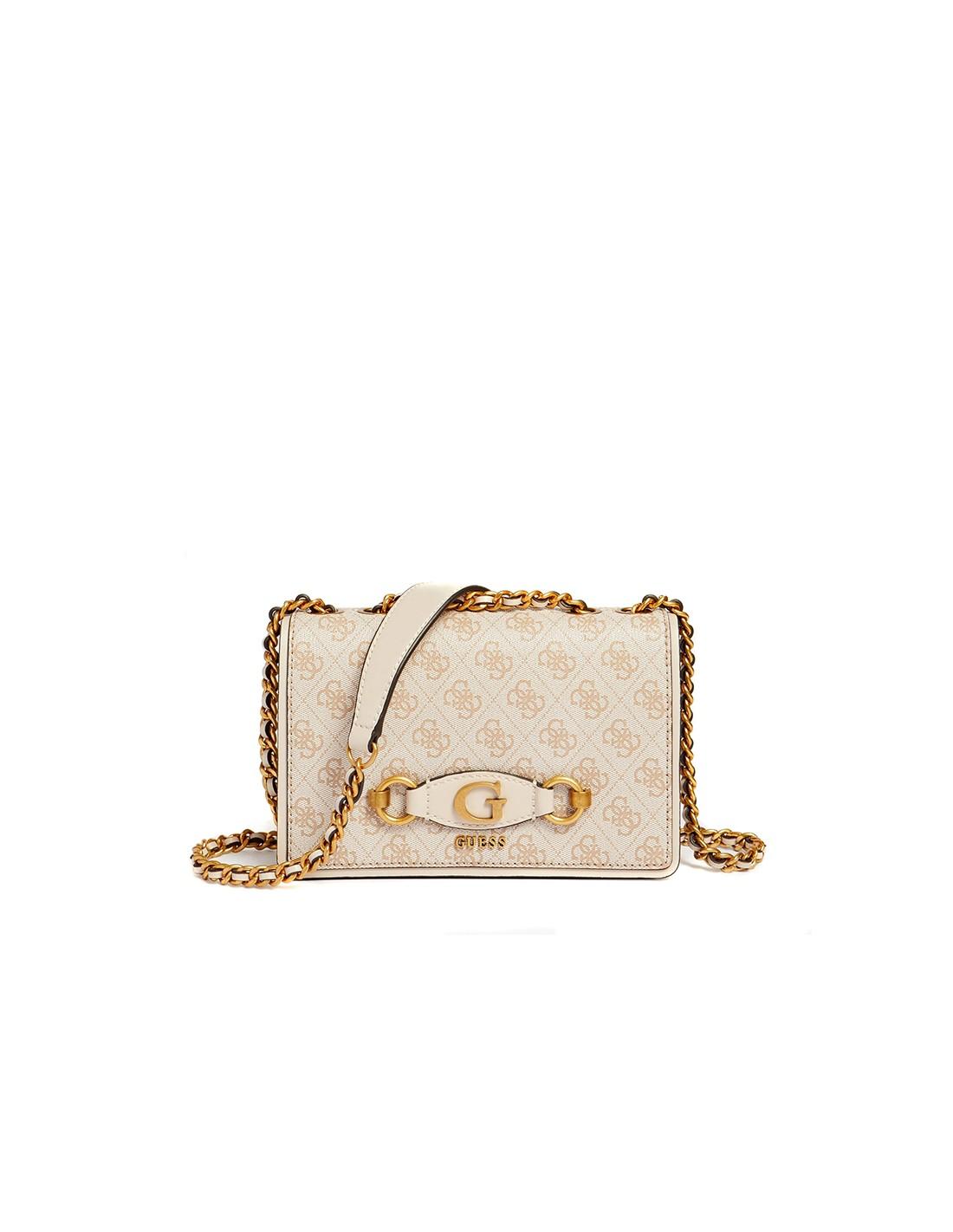 Guess Crossbody Bag Izzy in Natural | Lyst