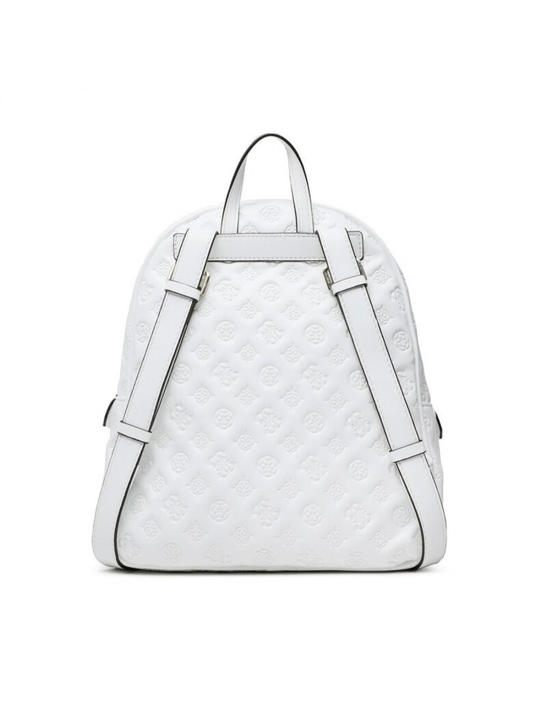 Guess Backpack Vikky 4g Logo - Color: White,size | Lyst