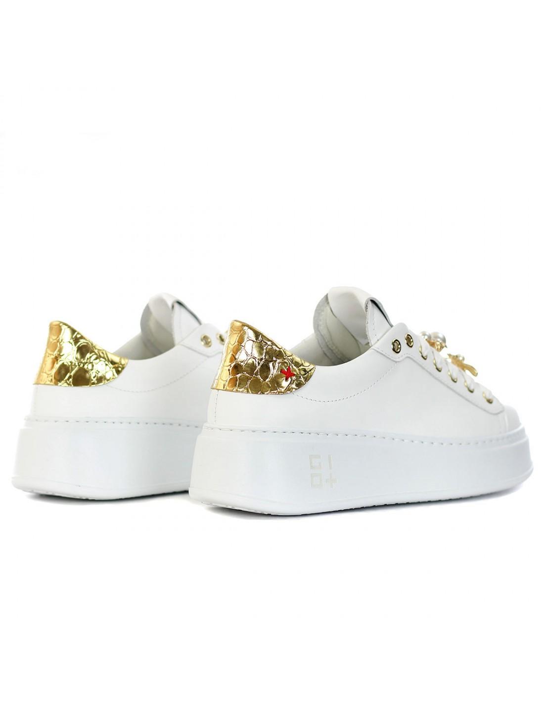 GIO+ + - Sneakers With Removable Accessory - Color: in White | Lyst