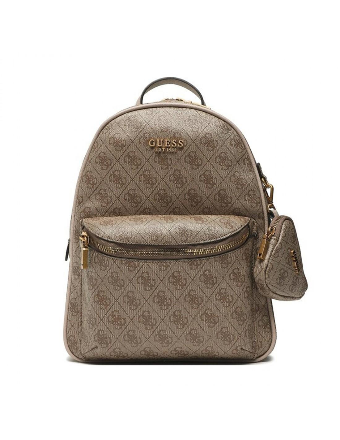 Guess Backpack House Party 4g Logo - Color: Brow in Gray | Lyst