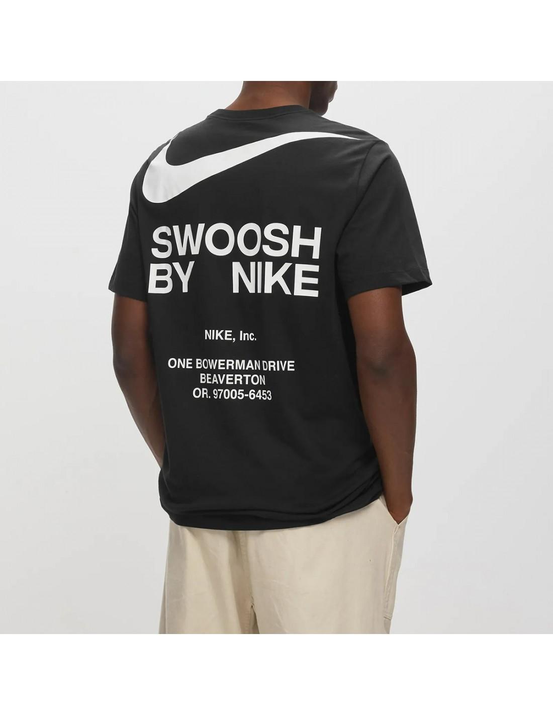 Nike T-shirt Big Swoosh in Black for Men | Lyst