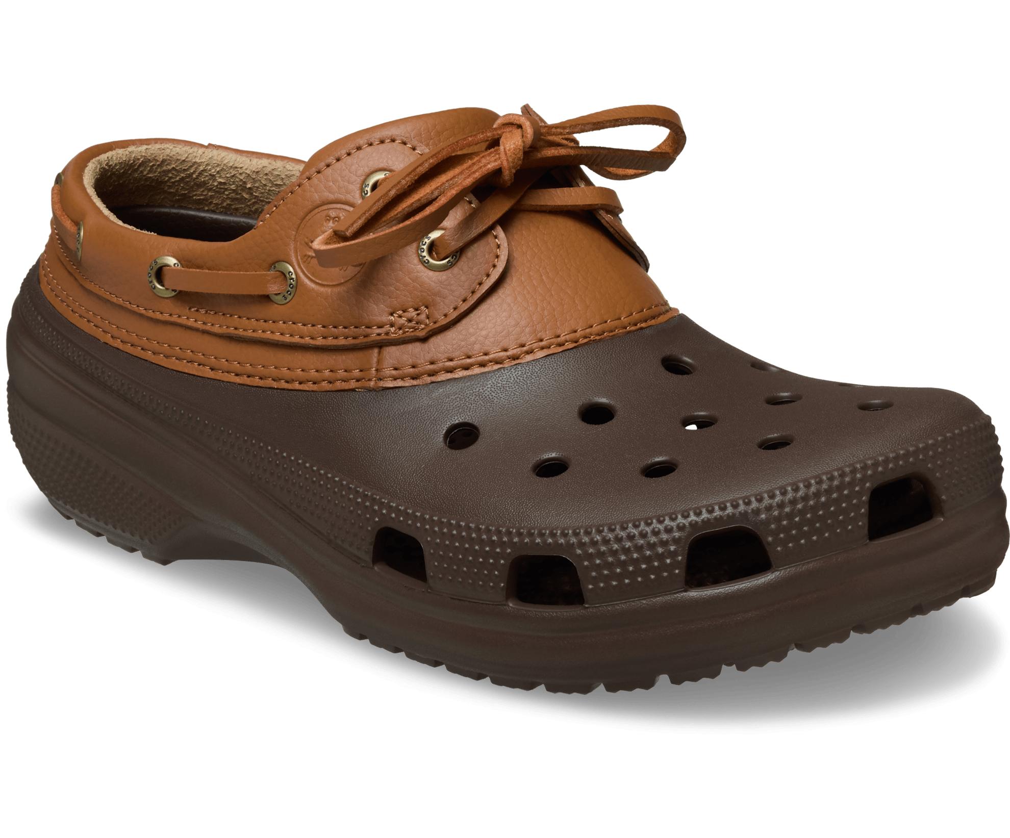 white christmas dresses Wingtip Sneakers- Crocs Brown & Blue