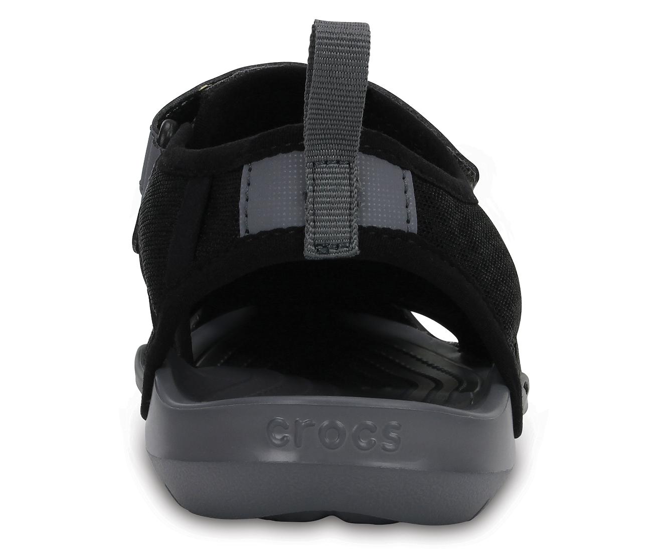 Crocsâ¢ Swiftwater Mesh Sandal in Black - Lyst