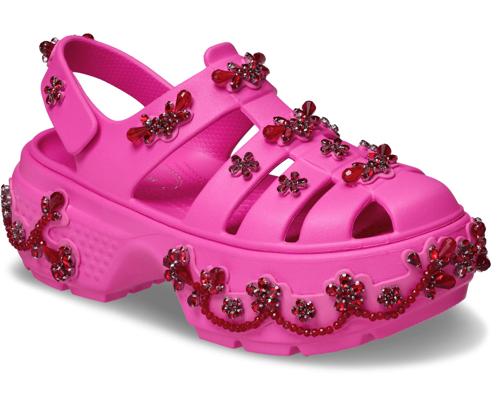Simone Rocha x Crocs★Stomp Fisherman Clogs in Pink Simone Rocha: Crocs Stomp Fisherman (Electric Pink) | DSMNY