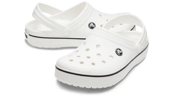 Crocs™ Crocband High Stripe Clog in White | Lyst