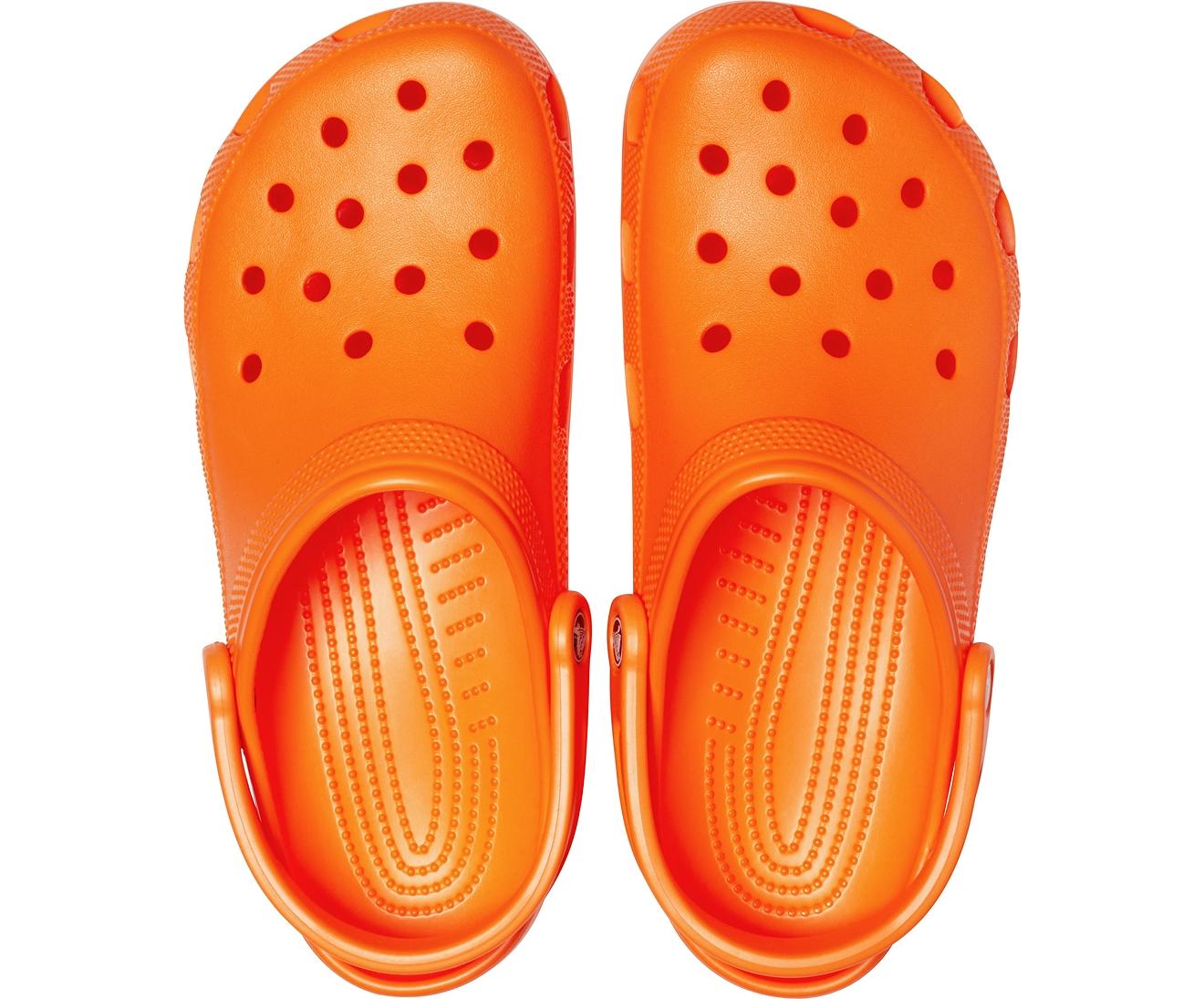 cosmic orange crocs