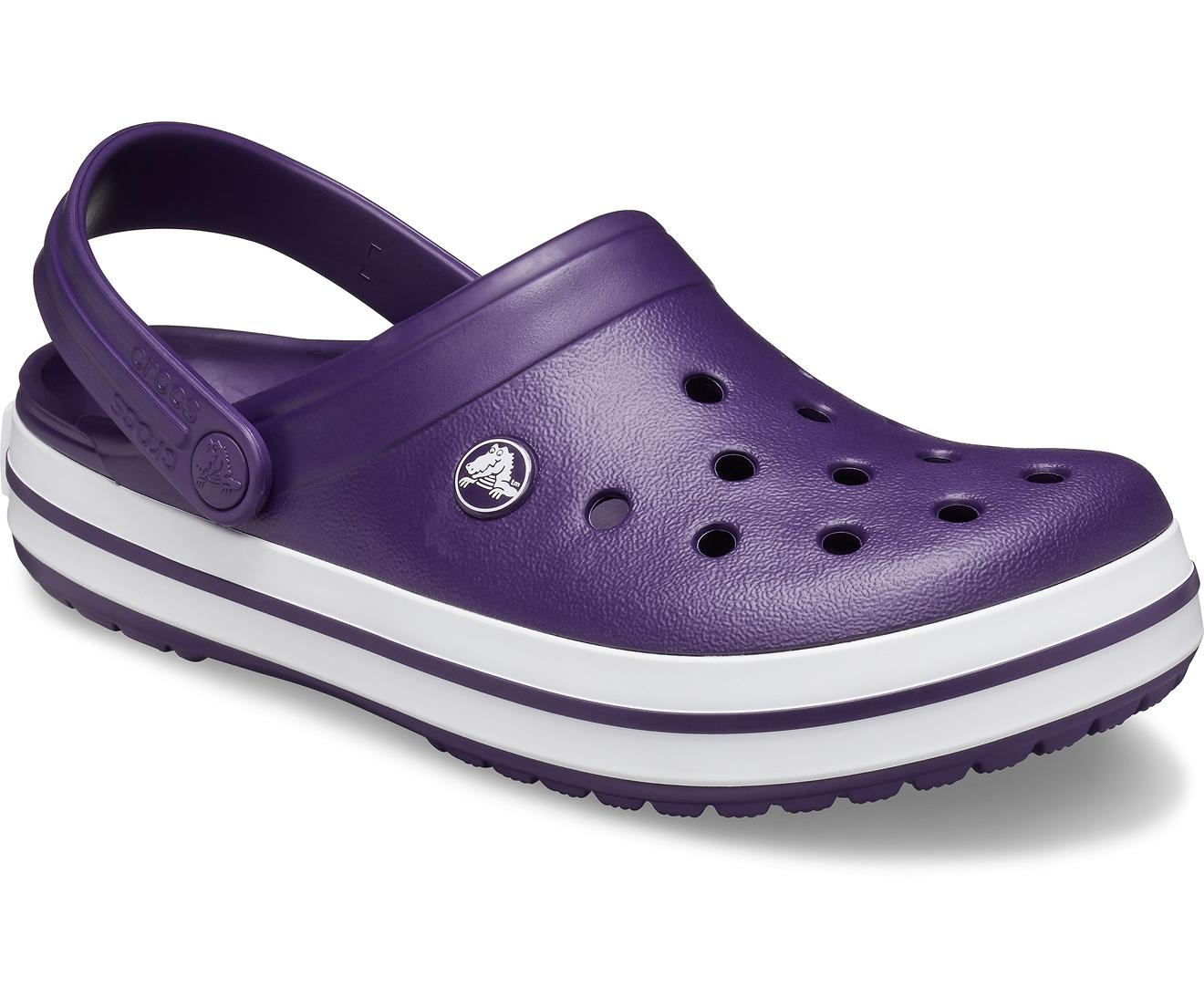 Crocs™ Mulberry / White Crocband Clog in Purple | Lyst