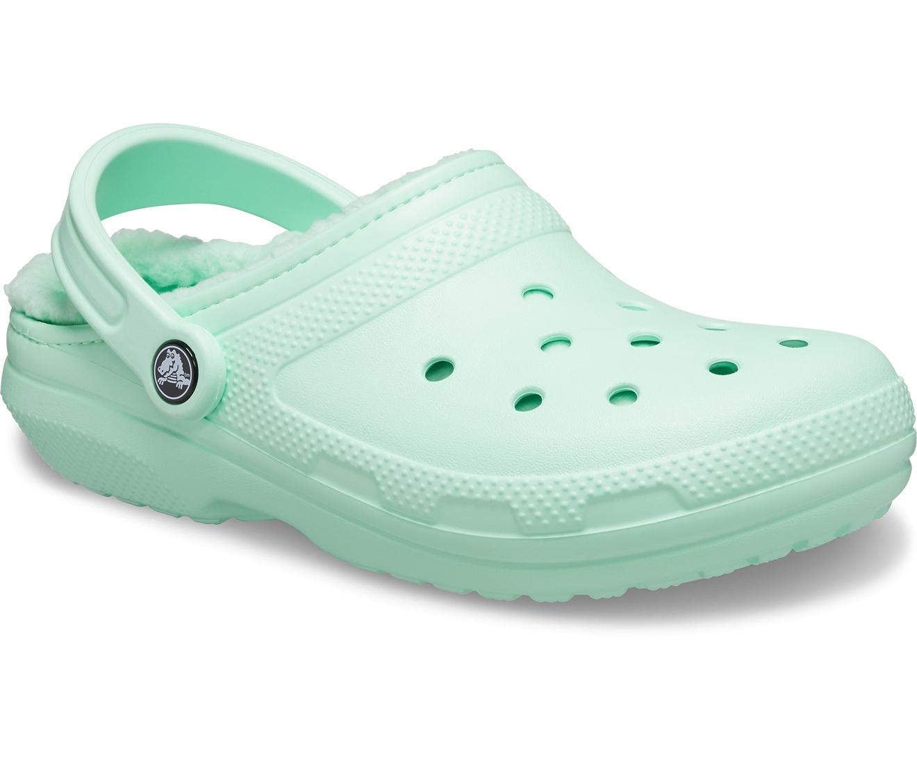 Crocs™ Neo Mint / Neo Mint Classic Lined Clog in Green | Lyst