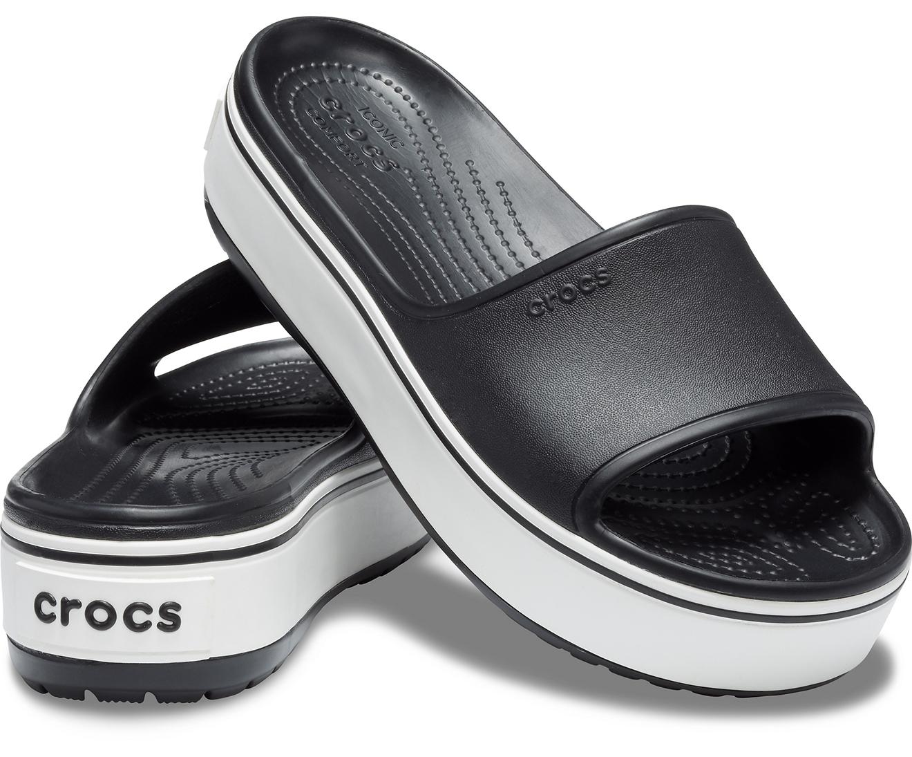 Crocs™ Crocband Platform Slide U in 