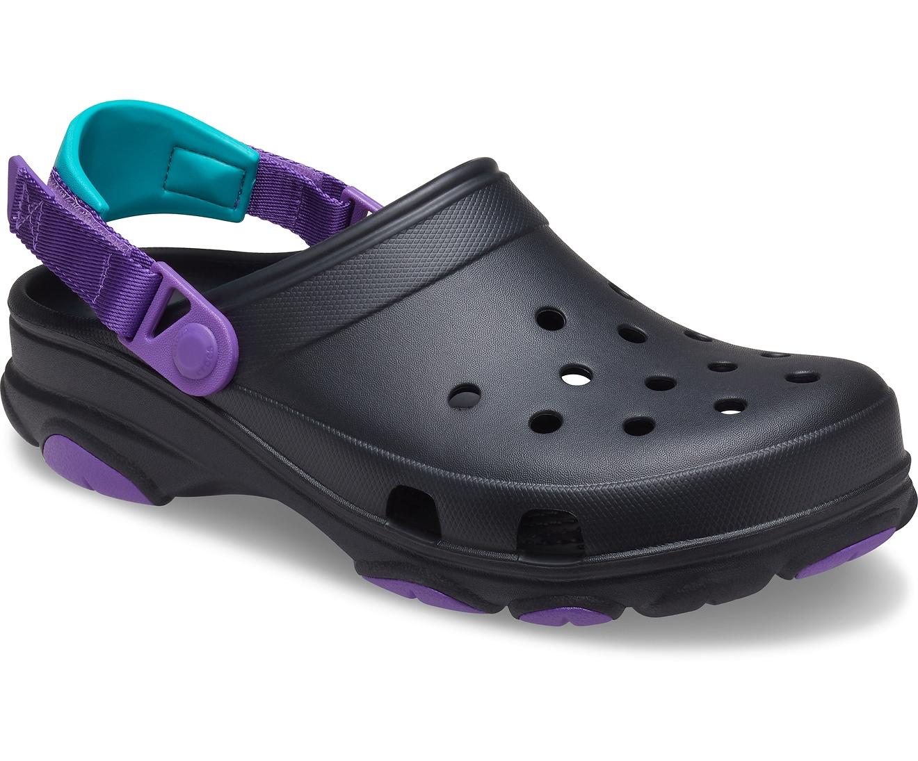Crocs™ Black / Neon Purple Classic All-terrain Clog | Lyst