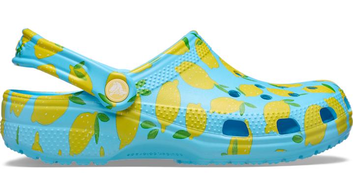 Crocs™ Classic Fresh Fruits Clog; Tinted Glass in Black Lyst