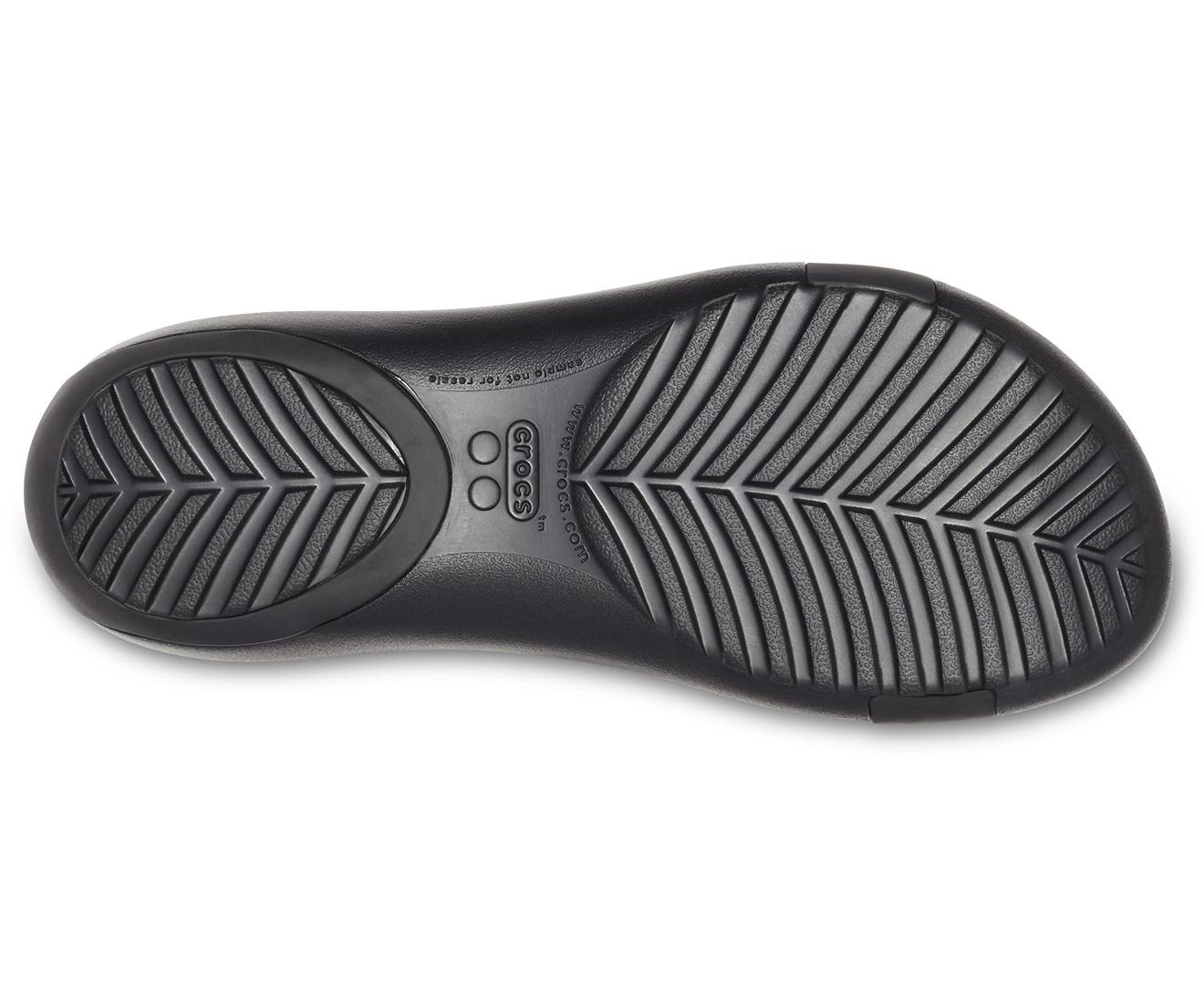 Crocs™ Serena Flip Flop in Black/Black (Black) - Save 60% | Lyst