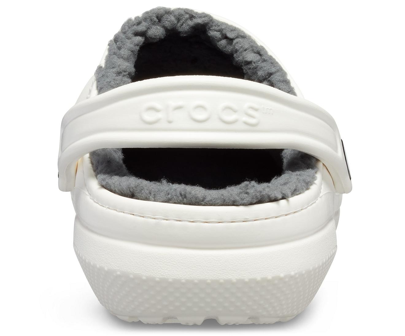 Crocs™ White / Grey Classic Lined Clog Lyst
