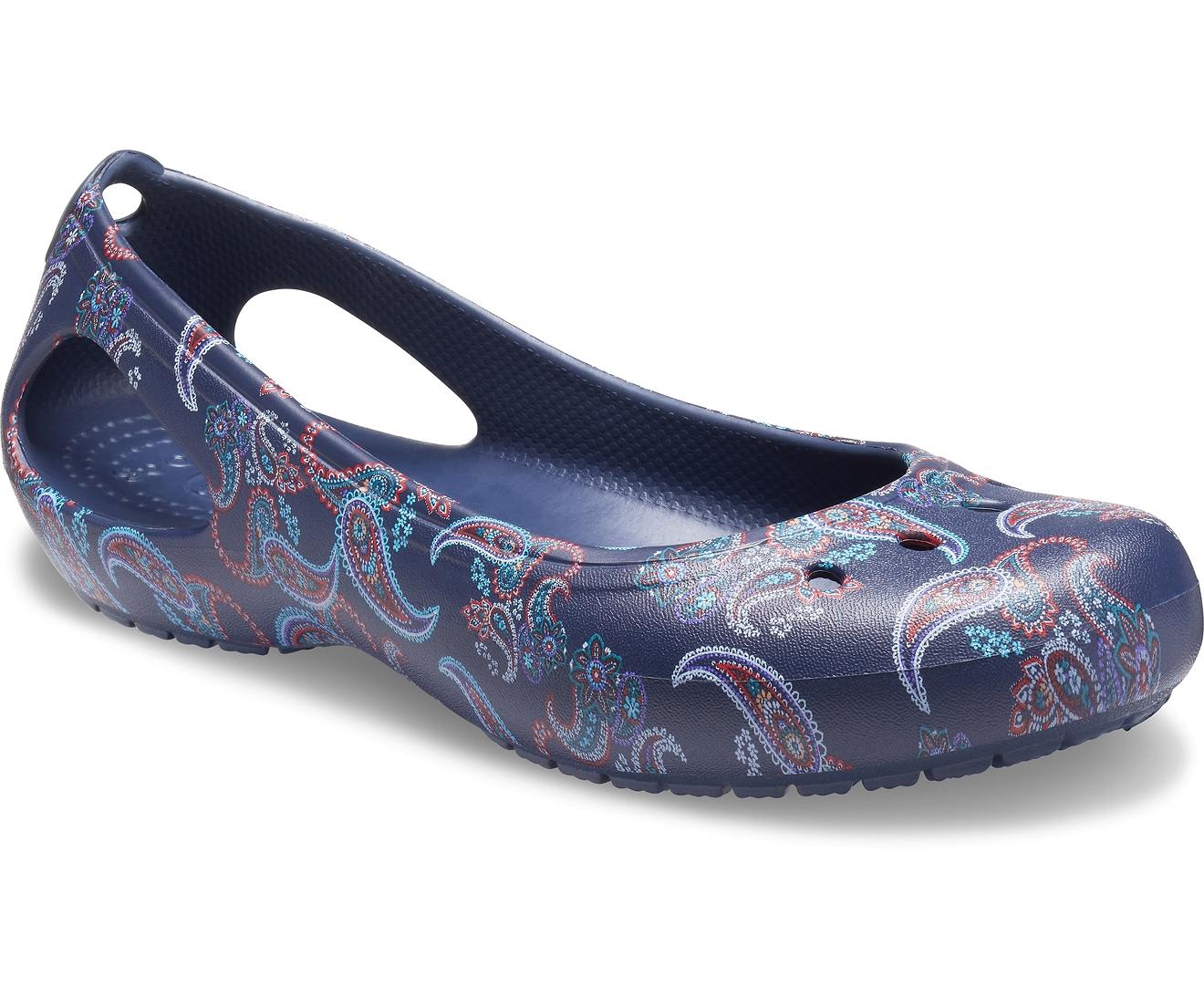 Crocs™ Kadee Florals Flat in Blue | Lyst