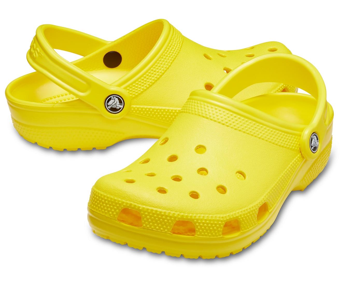 yellow crocs