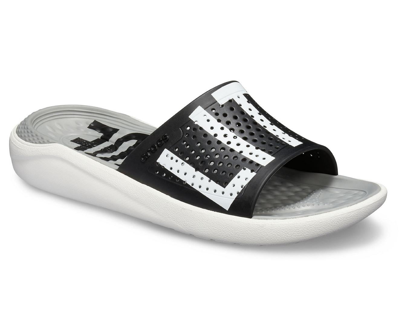 crocs literide sliders
