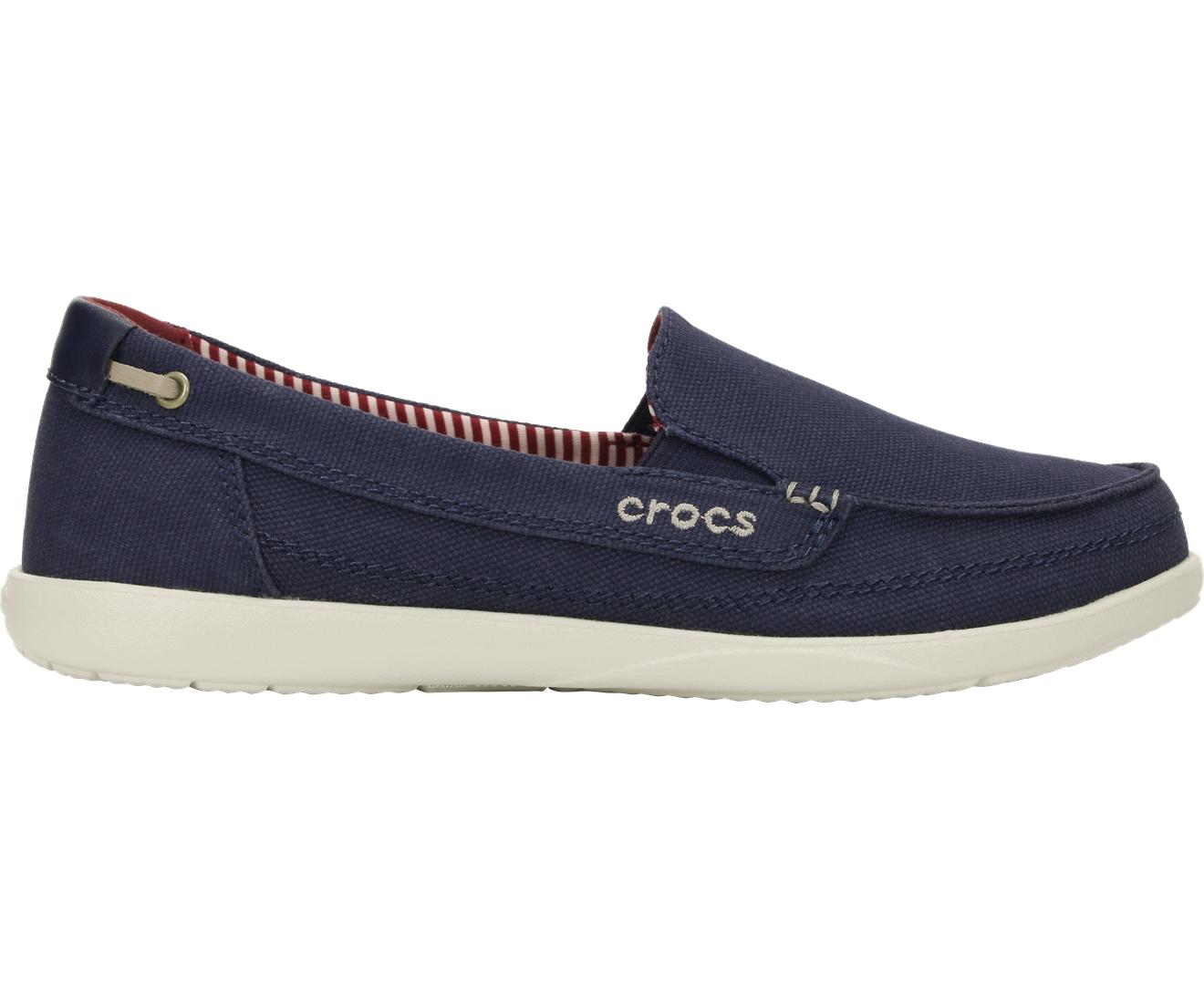Crocs™ Walu Canvas Loafer in Blue - Lyst