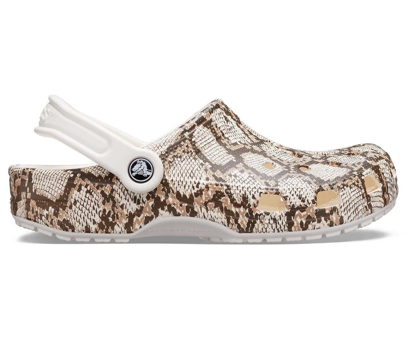 crocs snake print