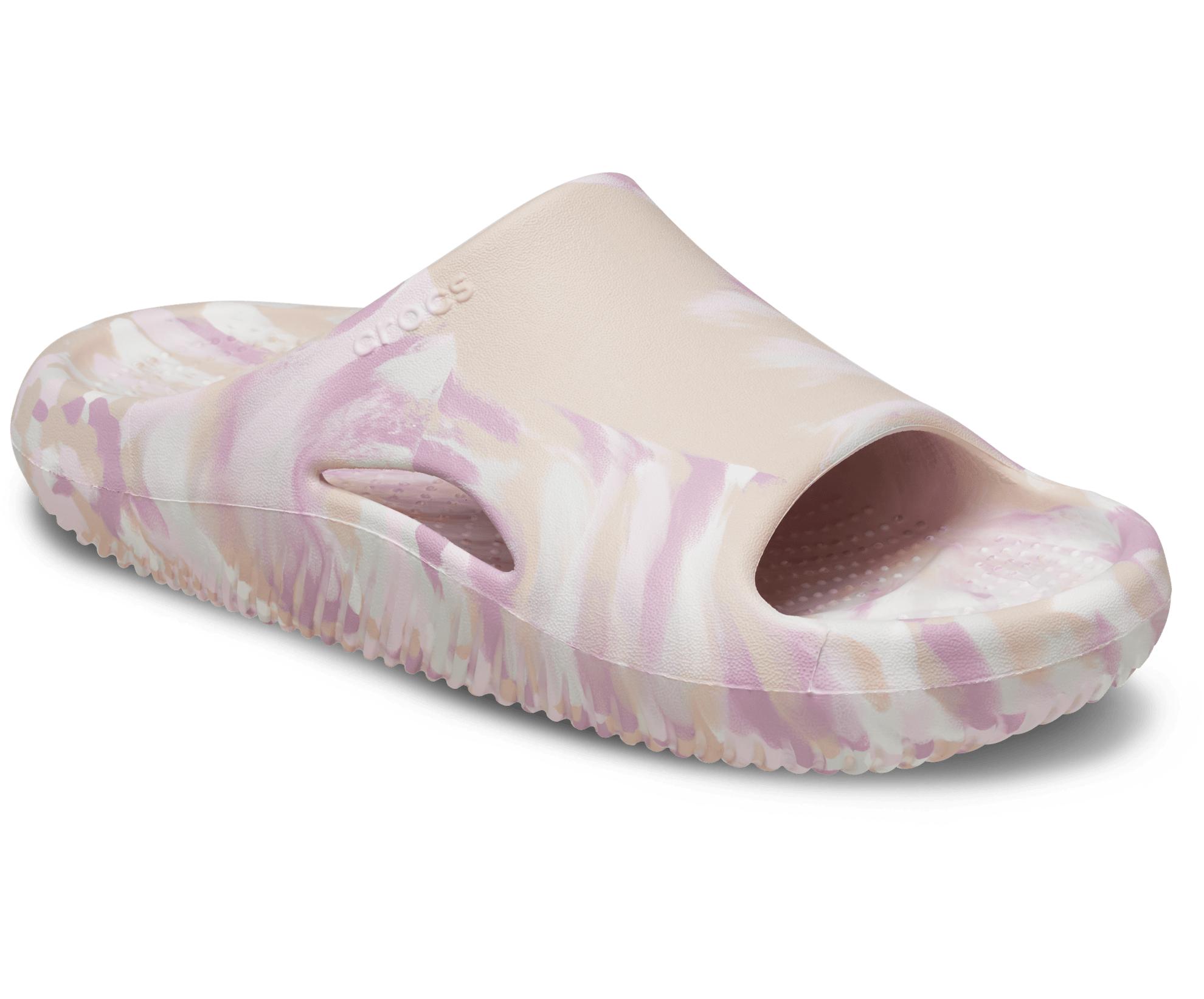 Crocs Mellow Recovery Marbled Slide Unisex M9/W11 Pink Marbled New Marbled Foam s-l1200.jpg main image 2