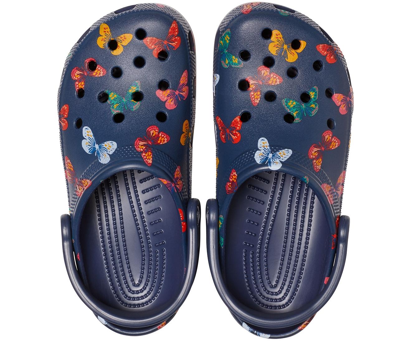 Crocs™ Butterfly Classic Vacay Vibes Clog in Blue | Lyst