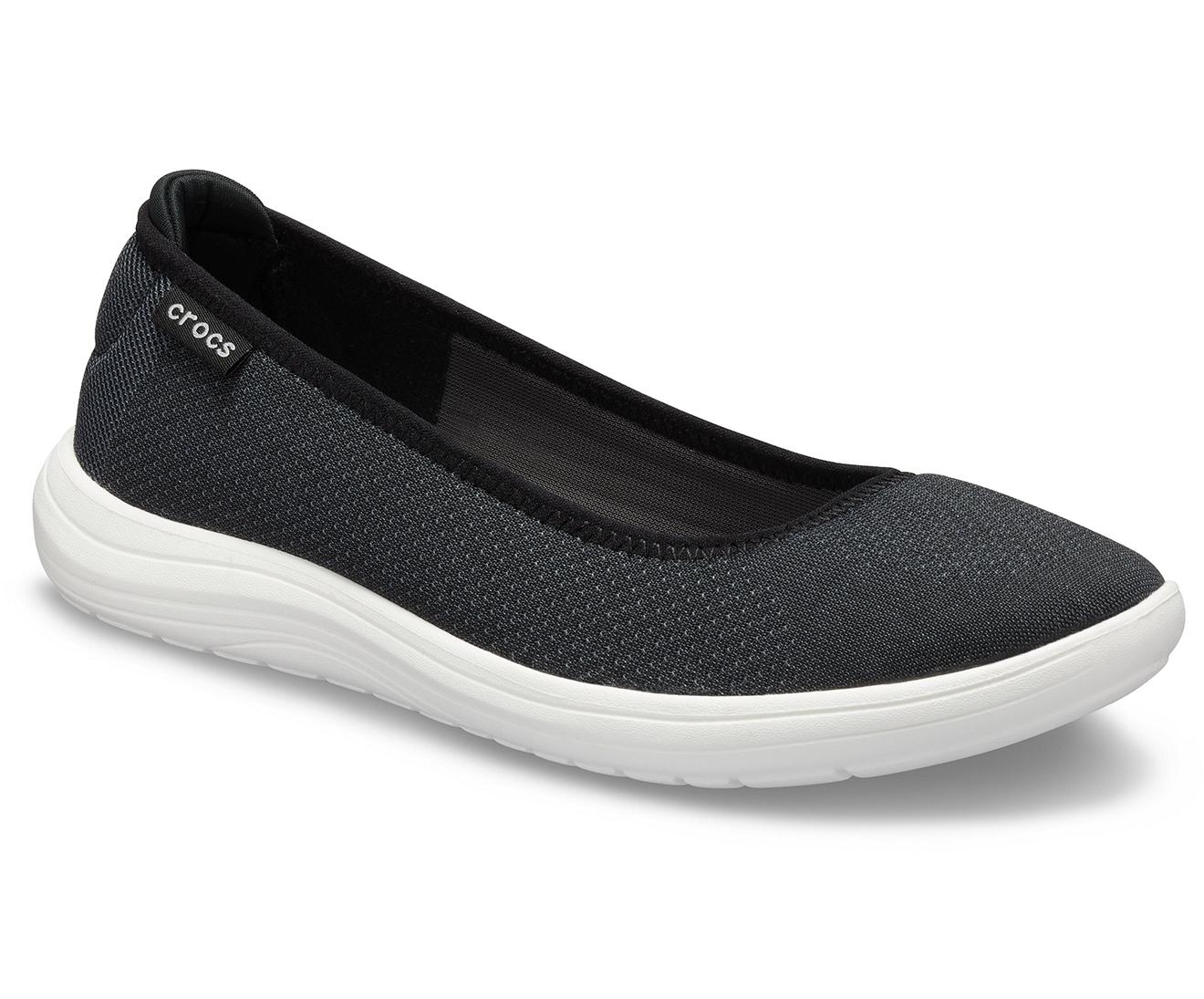 Crocs™ Reviva Flat in Black | Lyst