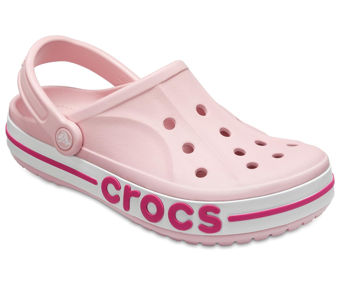 pink bayaband crocs