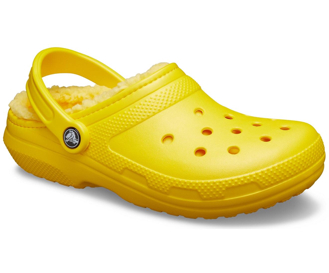 lemon classic crocs