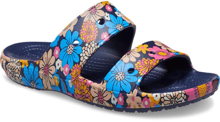 Crocs™ Classic Retro Floral Sandal in Blue | Lyst