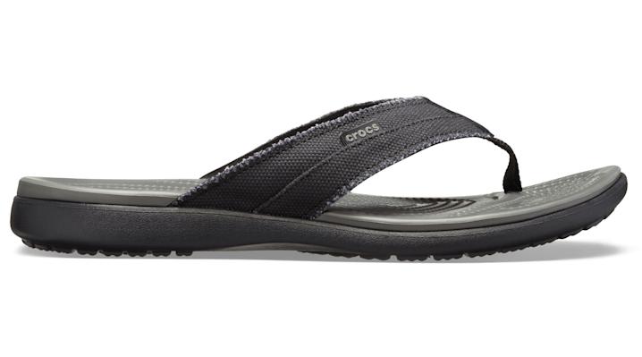 Crocs™ Santa Cruz Canvas Flip Flops 