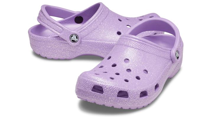 Crocs Classic Glitter Clog in Purple Lyst Canada