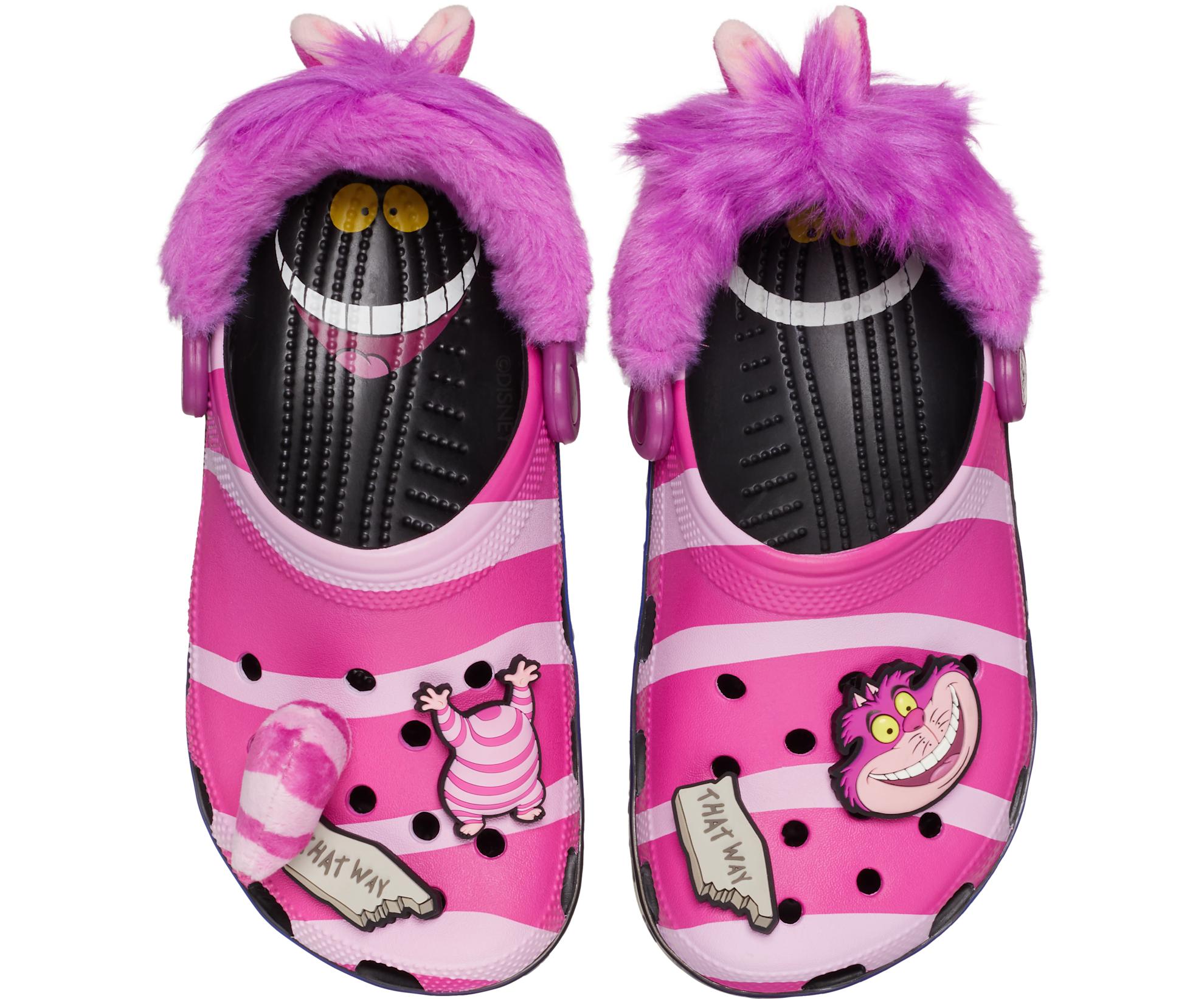 Crocs Shoes Cat Print Crocs Crocs Classic Toddler Clog Cat White