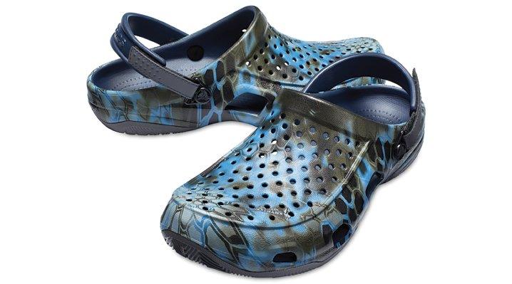blue kryptek crocs