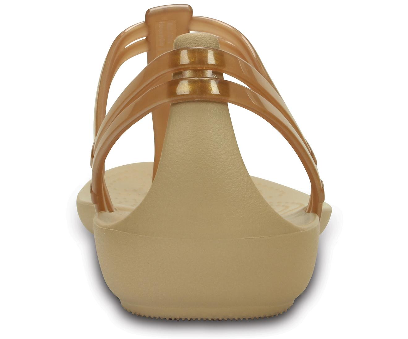 Crocs™ Women's Isabella T-strap Sandal in Bronze (Brown) | Lyst