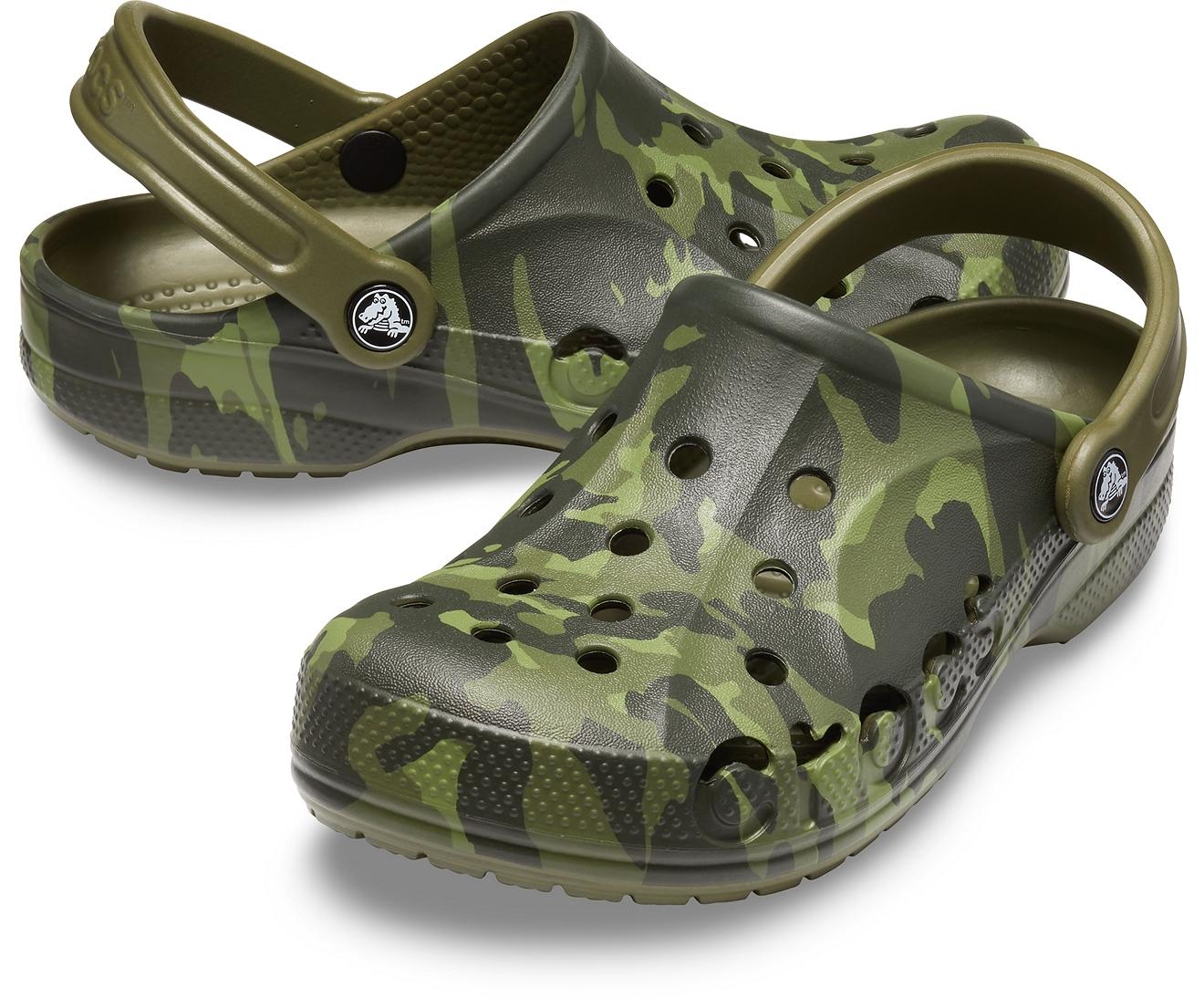 Crocs™ Army Green / Camo Baya Seasonal Graphic Clog | Lyst