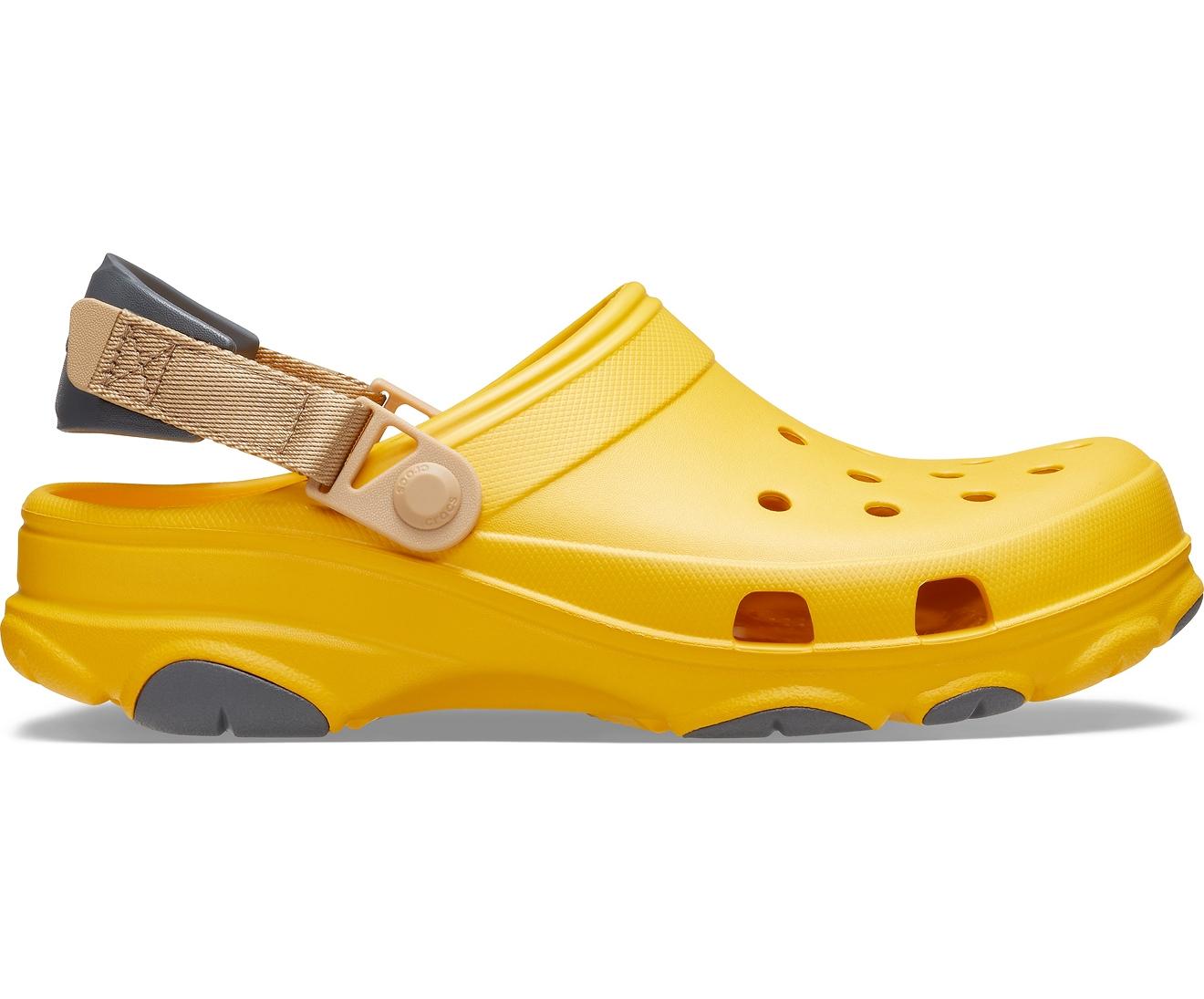 yellow all terrain crocs