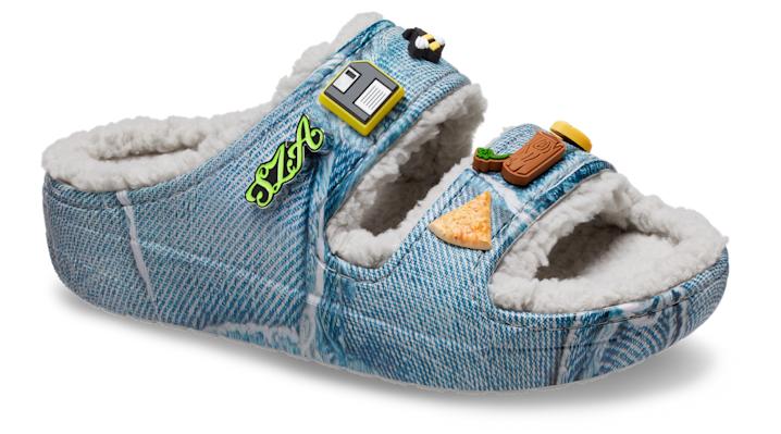 Crocs™ Sza2 X Cozzzy Sandal in Blue | Lyst