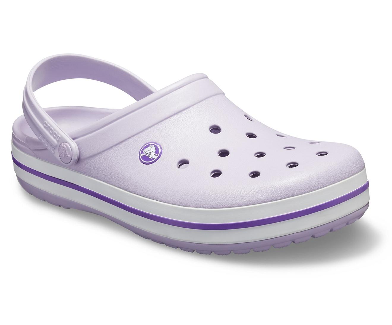 lavender crocs size 8
