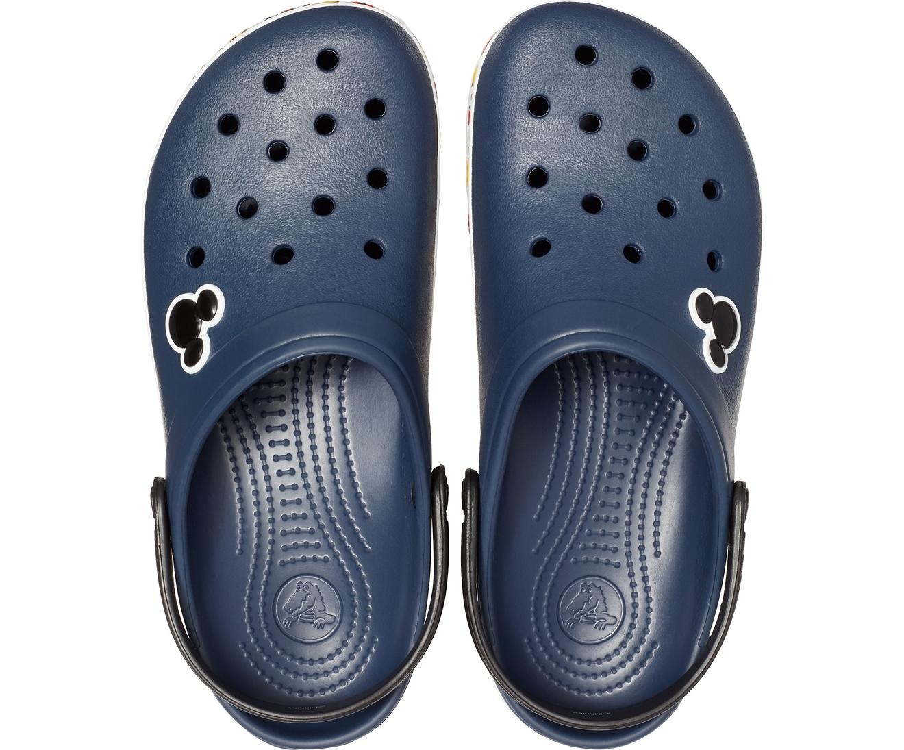 black mickey crocs