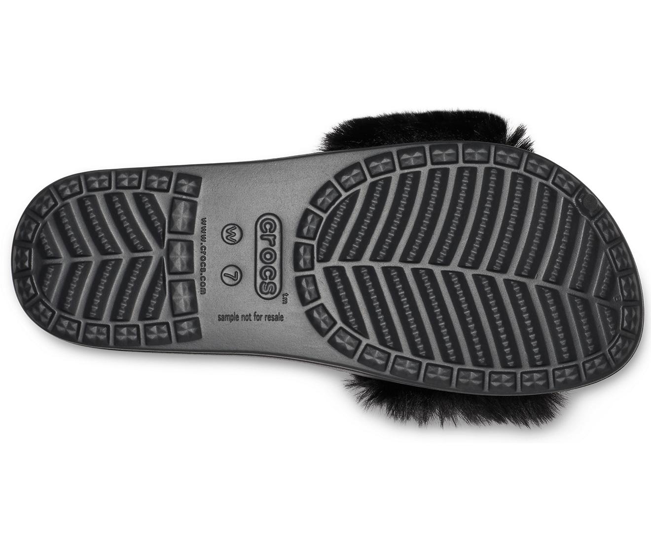Crocs™ Sloane Luxe Slide in Black | Lyst
